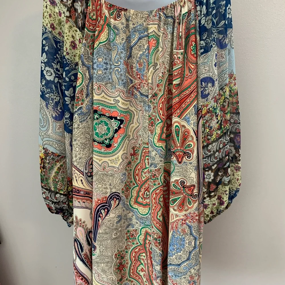 Umgee Mulit Color/Pattern Tunic/Dress - Picture 3 of 14